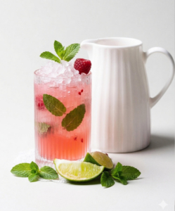 Limonada Pink con Menta y Hielo Granizado2